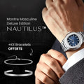 Men's Luxe Nautilus™ Watch with a Free Bracelet Kit – Proper Bargain!