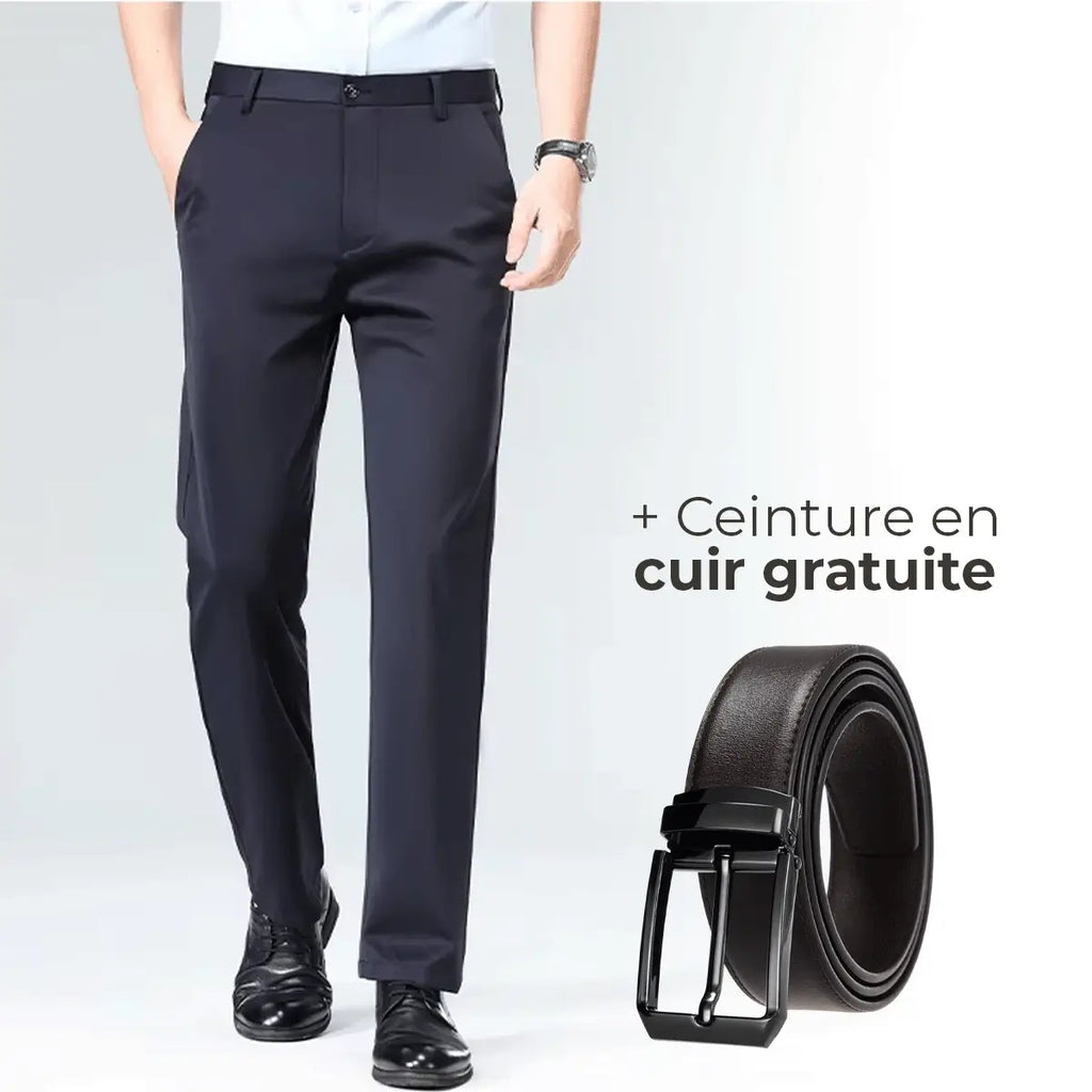 Luffy® Stretchy Social Trousers (+ Free Leather Belt)